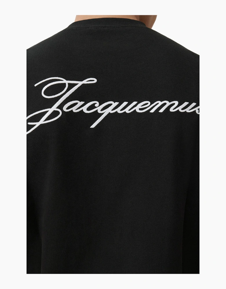 Men's Black Jacquemus Box Fit Logo T-Shirt