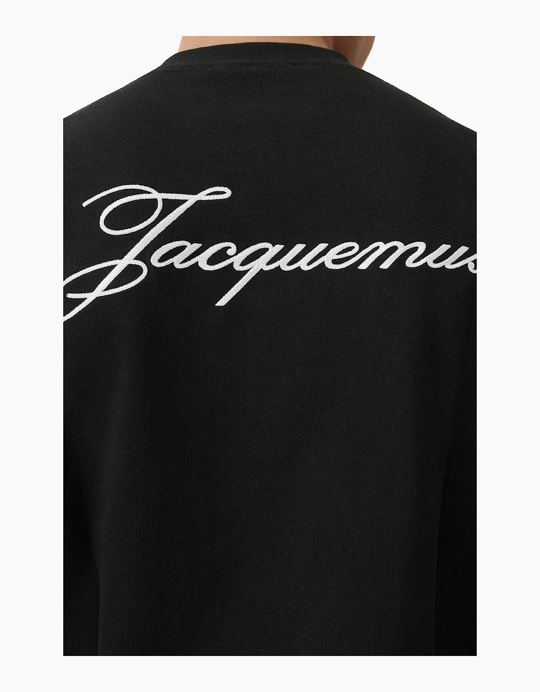 Men's Black Jacquemus Box Fit Logo T-Shirt