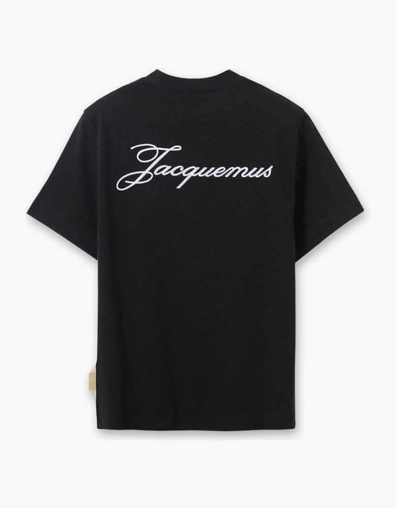 Men's Black Jacquemus Box Fit Logo T-Shirt