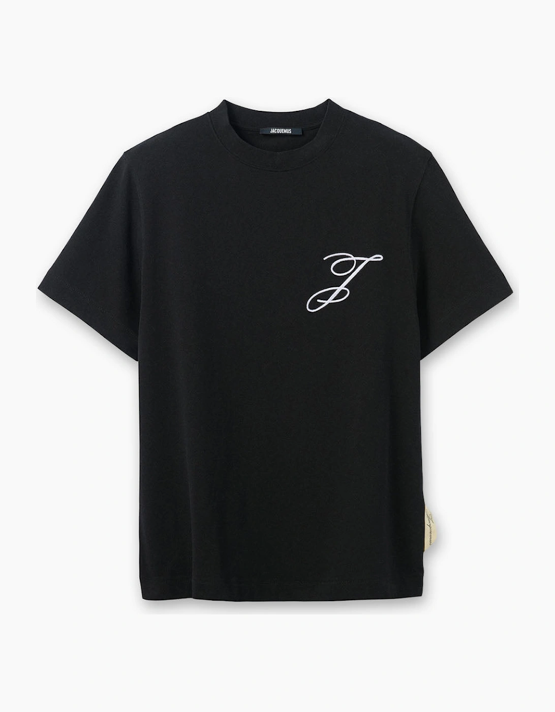 Men's Black Jacquemus Box Fit Logo T-Shirt