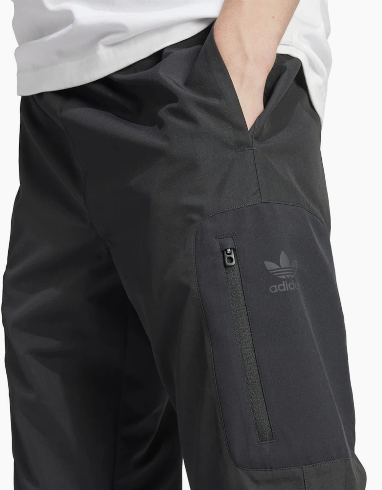 Utility Joggers with Zipped Pocket