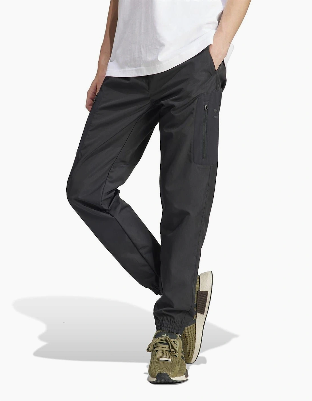 Utility Joggers with Zipped Pocket