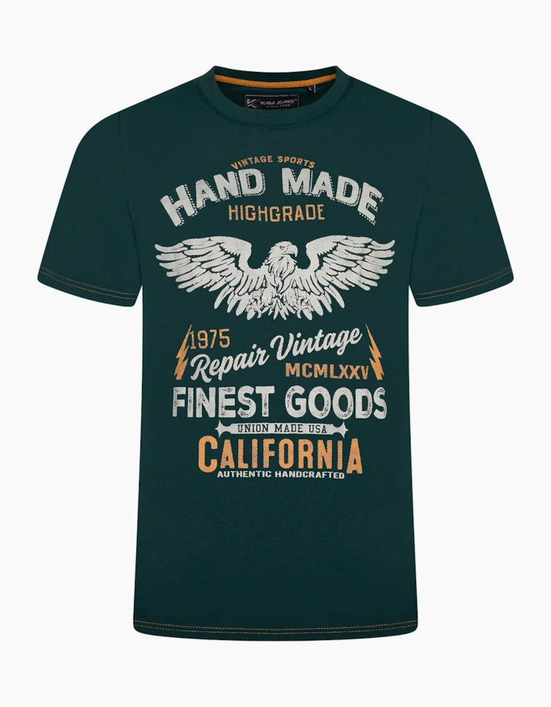 Kam Mens California Big & Tall Short Sleeve T-Shirt