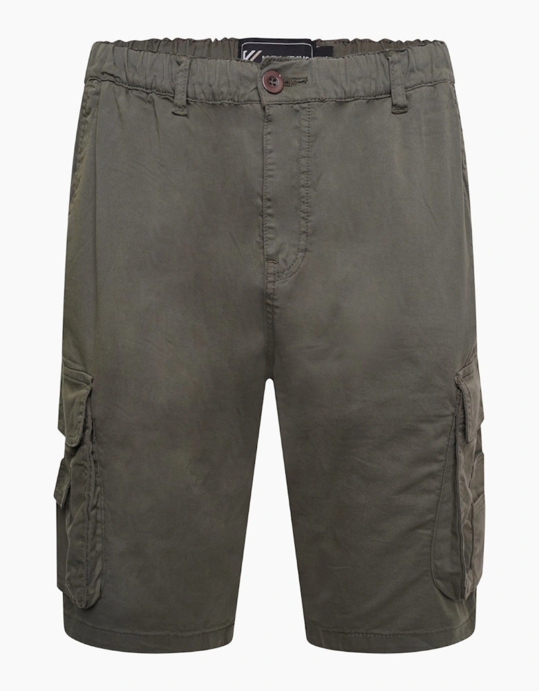 Kam Mens Elasticated Big & Tall Cargo Shorts