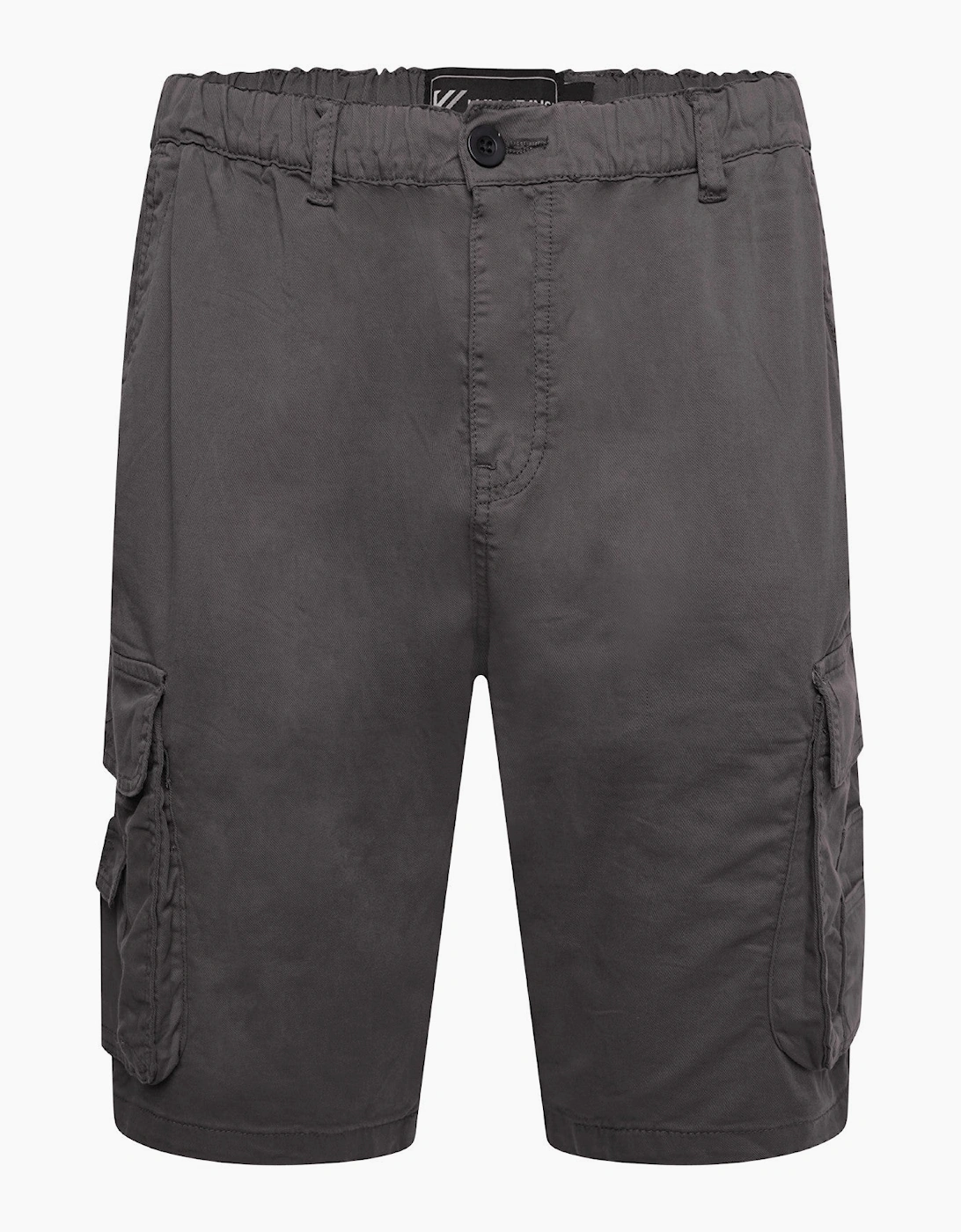 Kam Mens Elasticated Big & Tall Cargo Shorts, 2 of 1