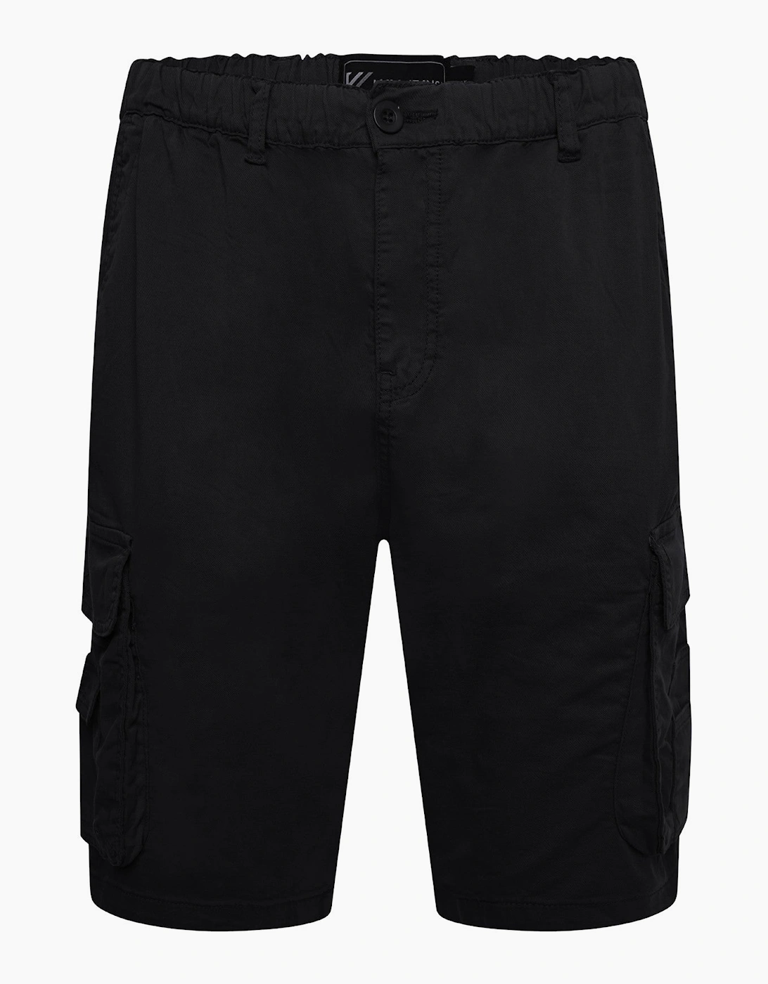 Kam Mens Elasticated Big & Tall Cargo Shorts, 2 of 1