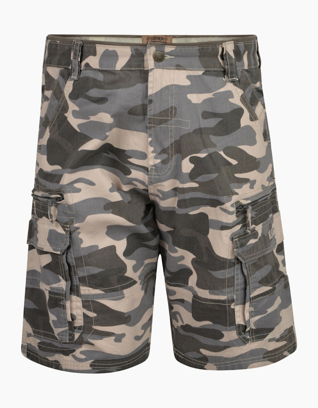 Kam Mens Camo Big & Tall Cargo Shorts, 2 of 1