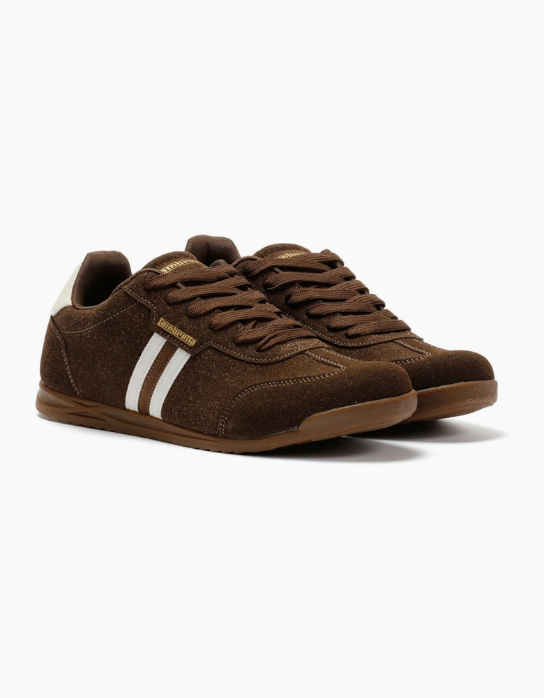 Lambretta Tackle Men's Chocolate Trainers