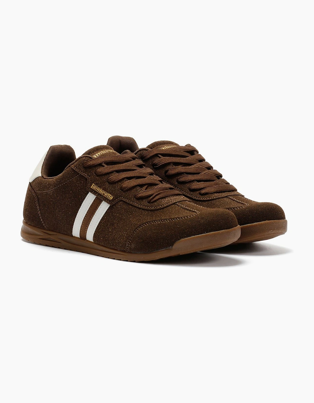 Lambretta Tackle Men's Chocolate Trainers