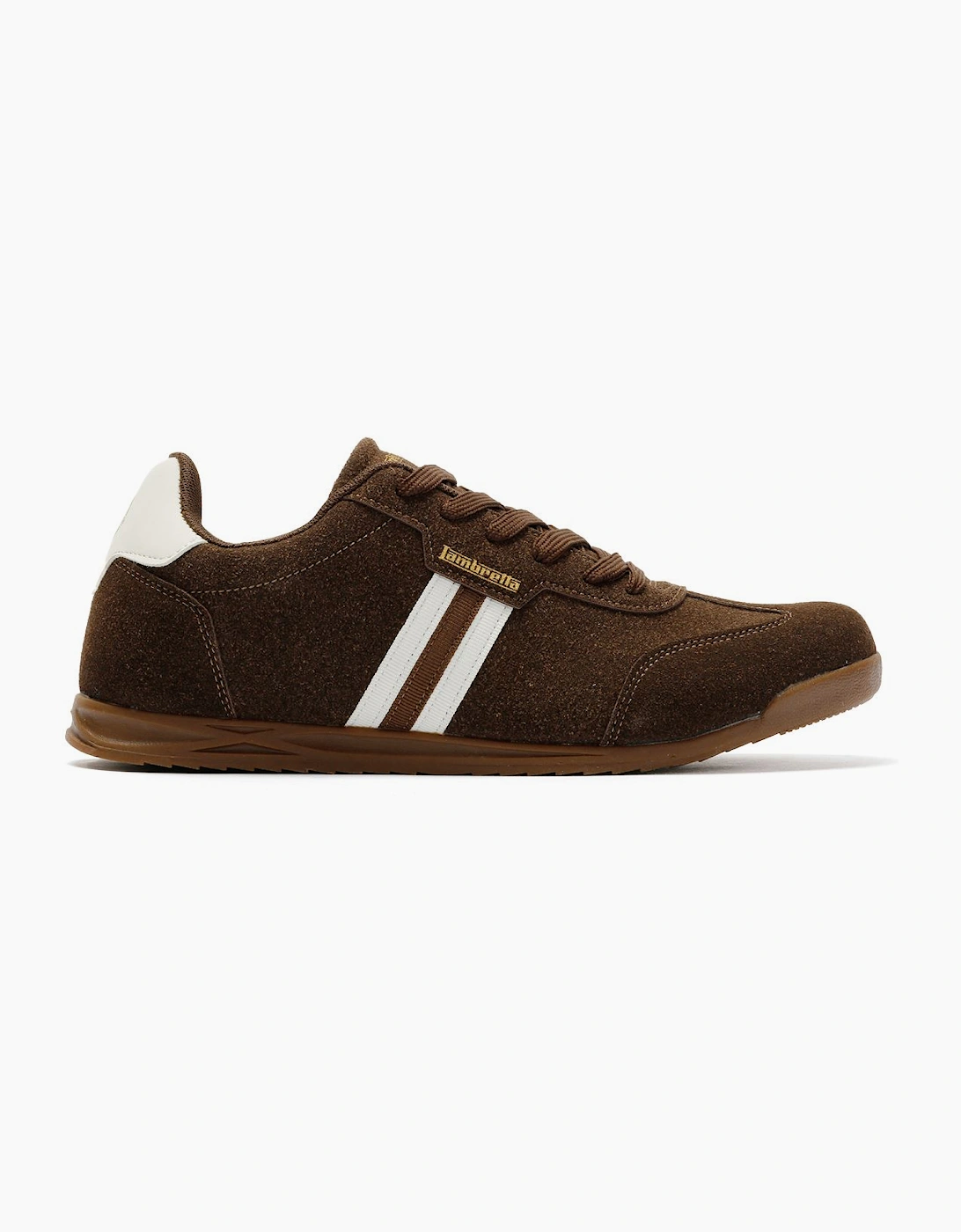 Lambretta Tackle Men's Chocolate Trainers