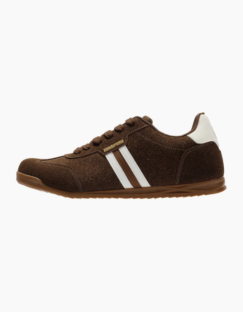 Lambretta Tackle Men's Chocolate Trainers