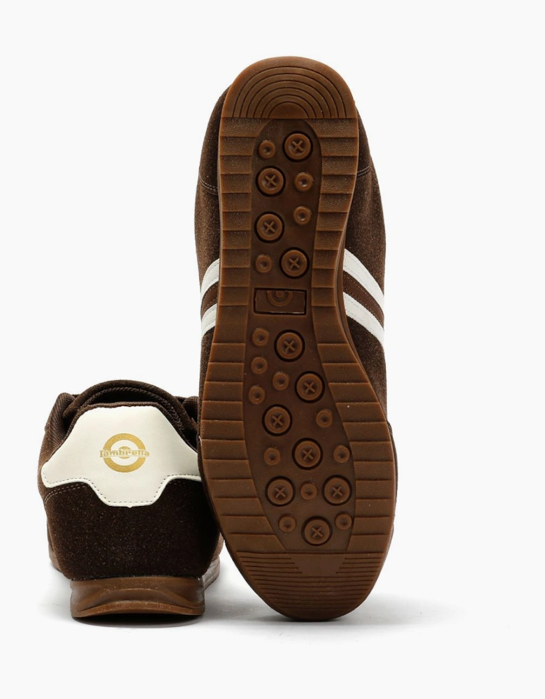 Lambretta Tackle Men's Chocolate Trainers