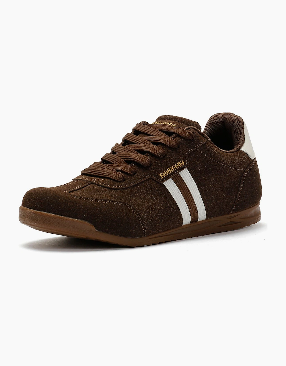 Lambretta Tackle Men's Chocolate Trainers