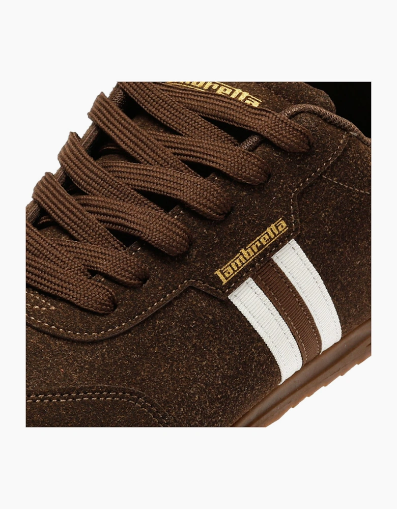 Lambretta Tackle Men's Chocolate Trainers
