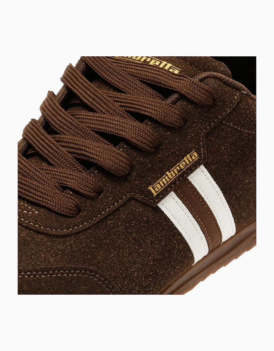 Lambretta Tackle Men's Chocolate Trainers