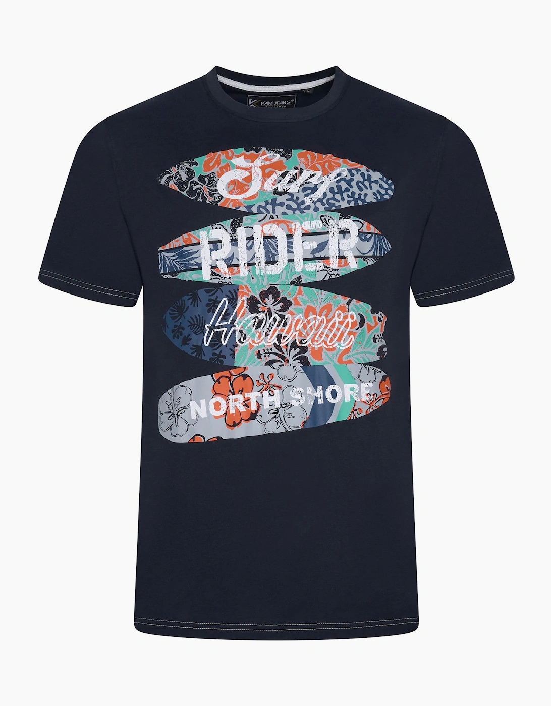 Kam Mens Surf Rider Big & Tall Short Sleeve T-Shirt