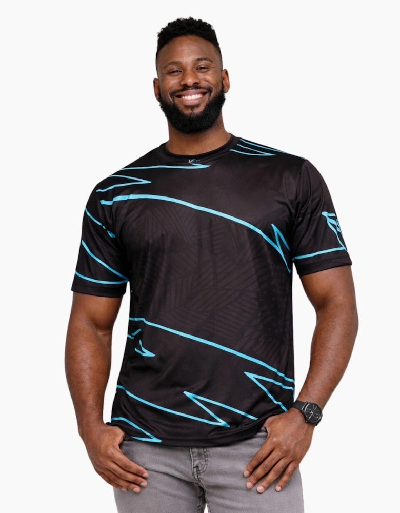 Kam Mens Active Printed Big & Tall Short Sleeve T-Shirt
