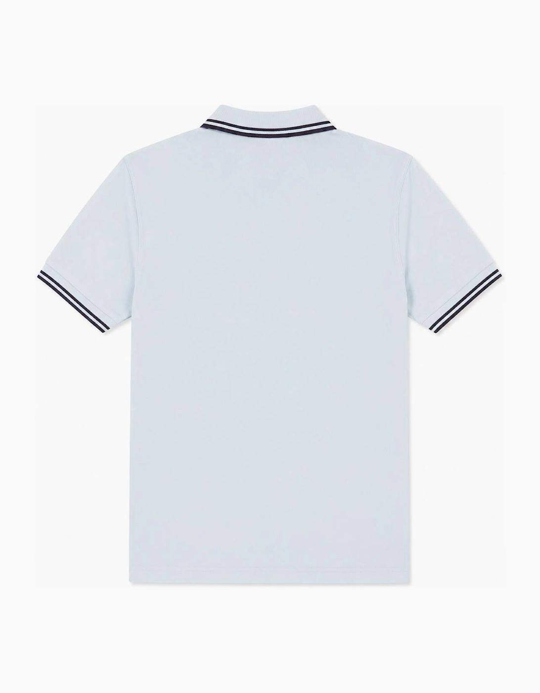Fred Perry Twin Tipped Polo Shirt Light Ice/Anchor Grey/Anchor Grey