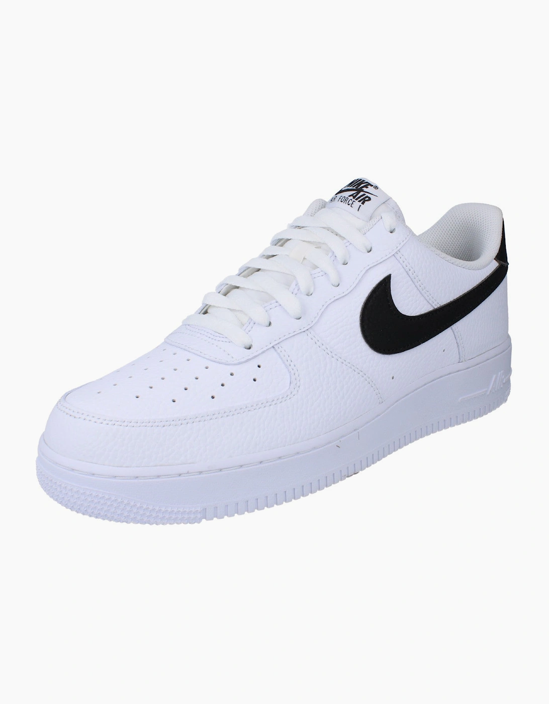 Nike Air Force 1 07 Mens Trainers Ct2302 (Uk 10 Us 11 Eu 45, White Black 100)