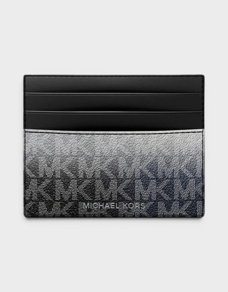 Logo Tall Card Case Cooper Black Multi