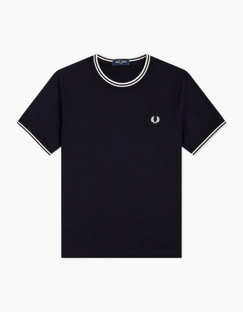 Fred Perry Twin Tipped T-Shirt Navy