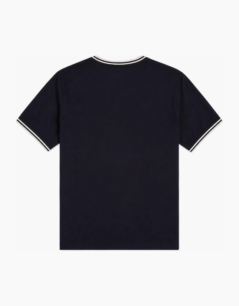 Fred Perry Twin Tipped T-Shirt Navy
