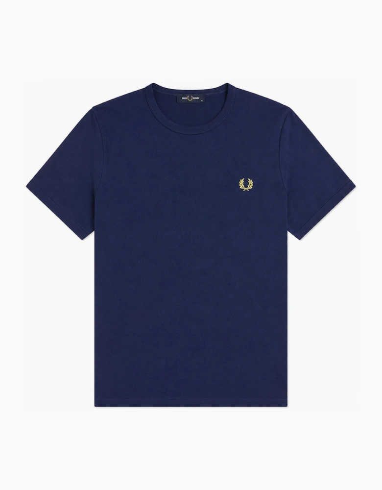 Fred Perry Ringer T-Shirt French Navy