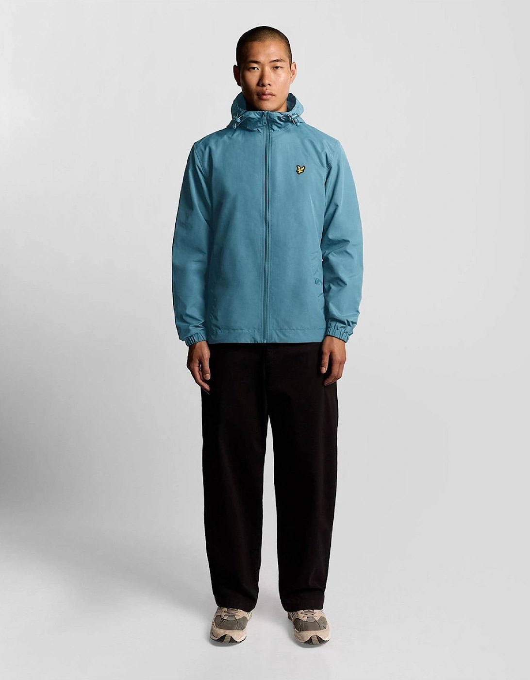 Through Hooded Jacket