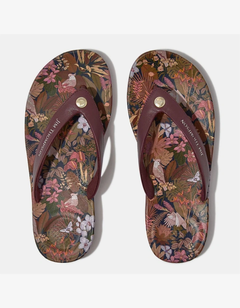 x Jim Thompson Leather Flip Flops