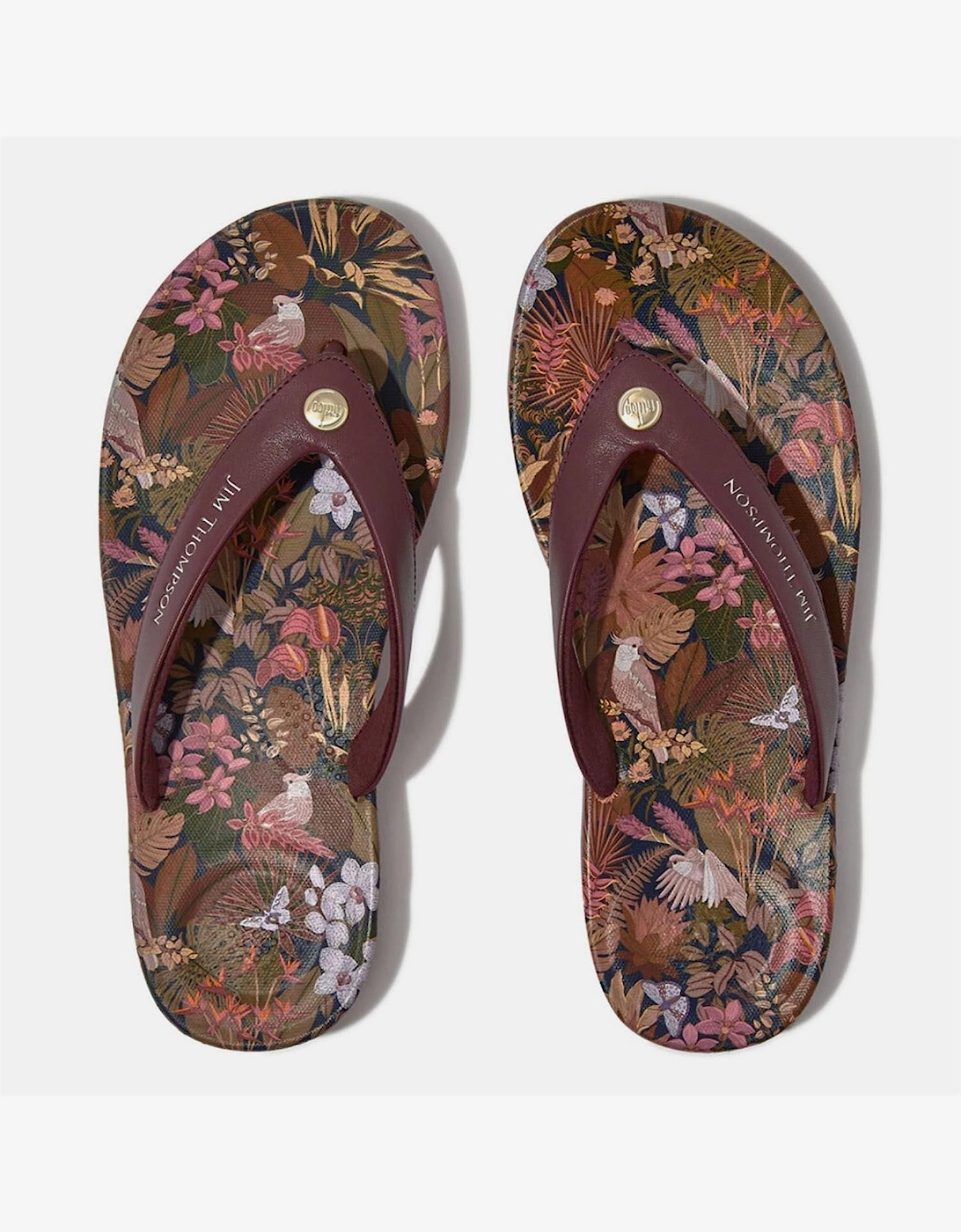 x Jim Thompson Leather Flip Flops