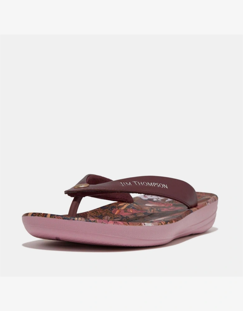 x Jim Thompson Leather Flip Flops