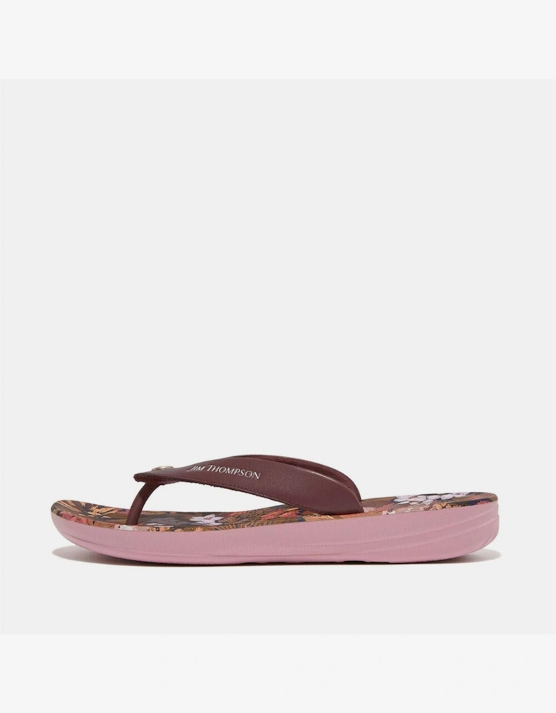 x Jim Thompson Leather Flip Flops