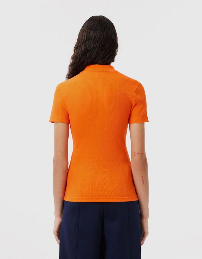 Fit L.12.D Ribbed Cotton Polo Shirt