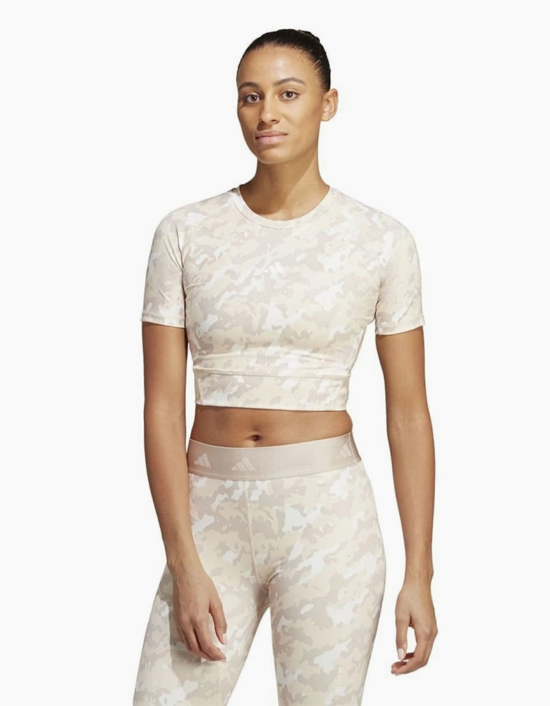 Techfit Camo Print Training T-Shirt