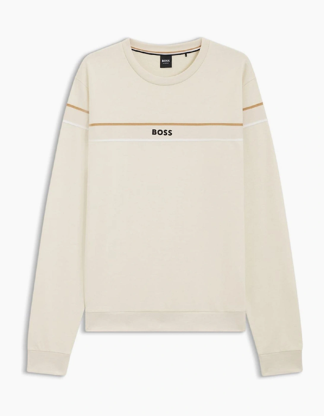 Hugo Boss Men's Crewneck Sweatshirt - White - Size: 2XL