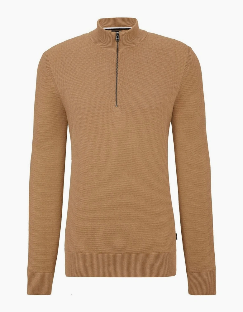 P Quarter Zip Sweater