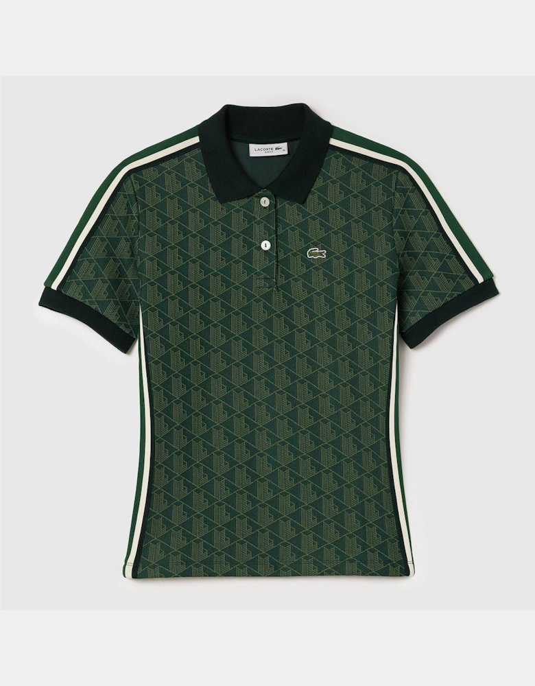 Fit Monogram Jacquard Polo Shirt