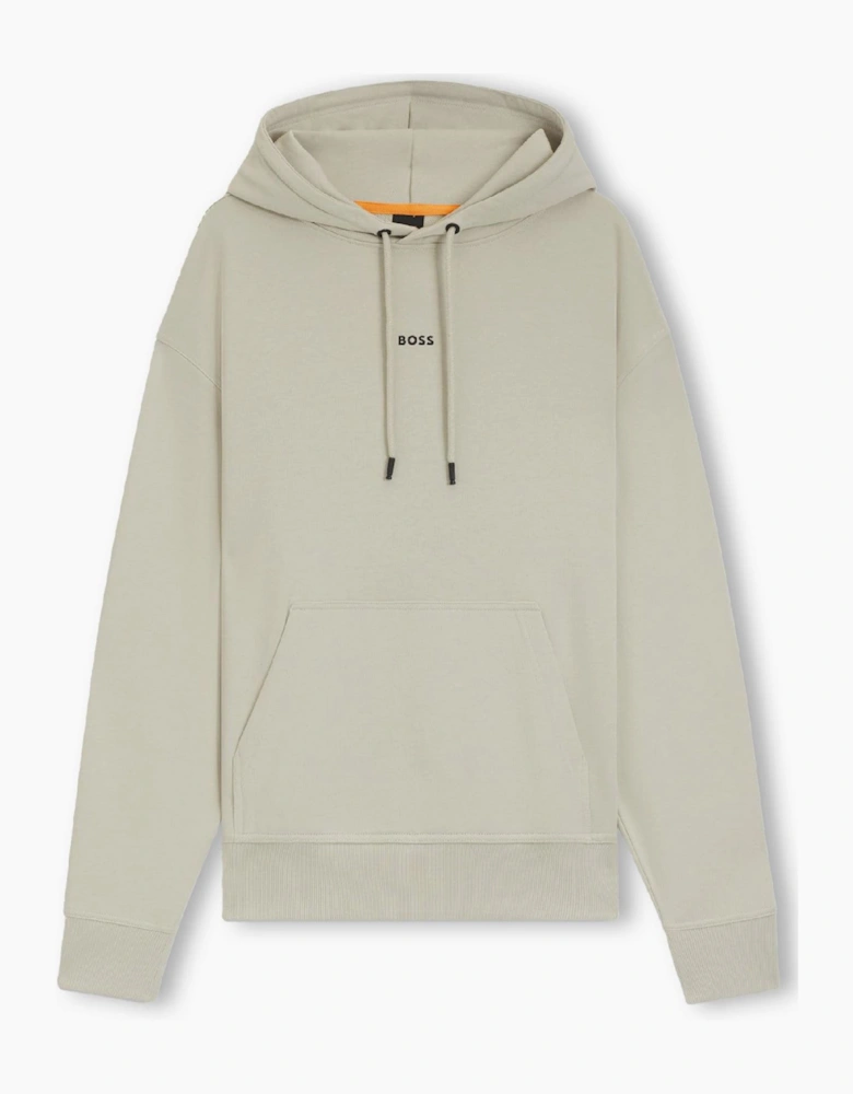 Contrast Logo Hoodie