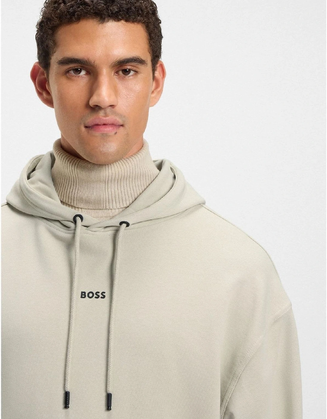 Contrast Logo Hoodie