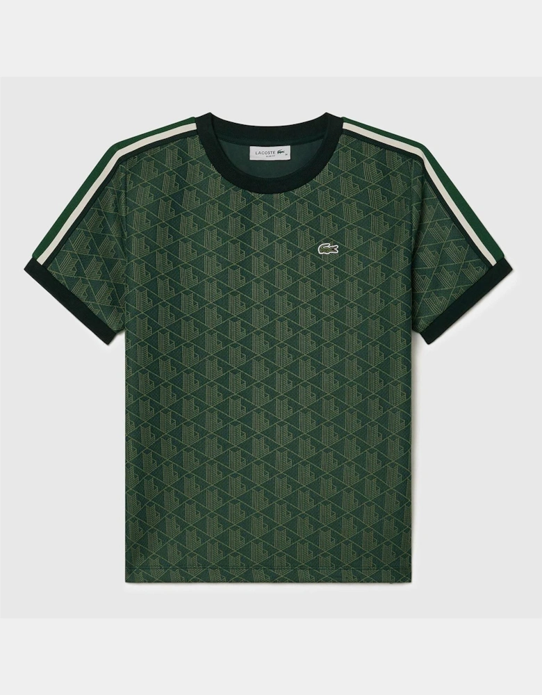 Fit Monogram Jacquard T Shirt