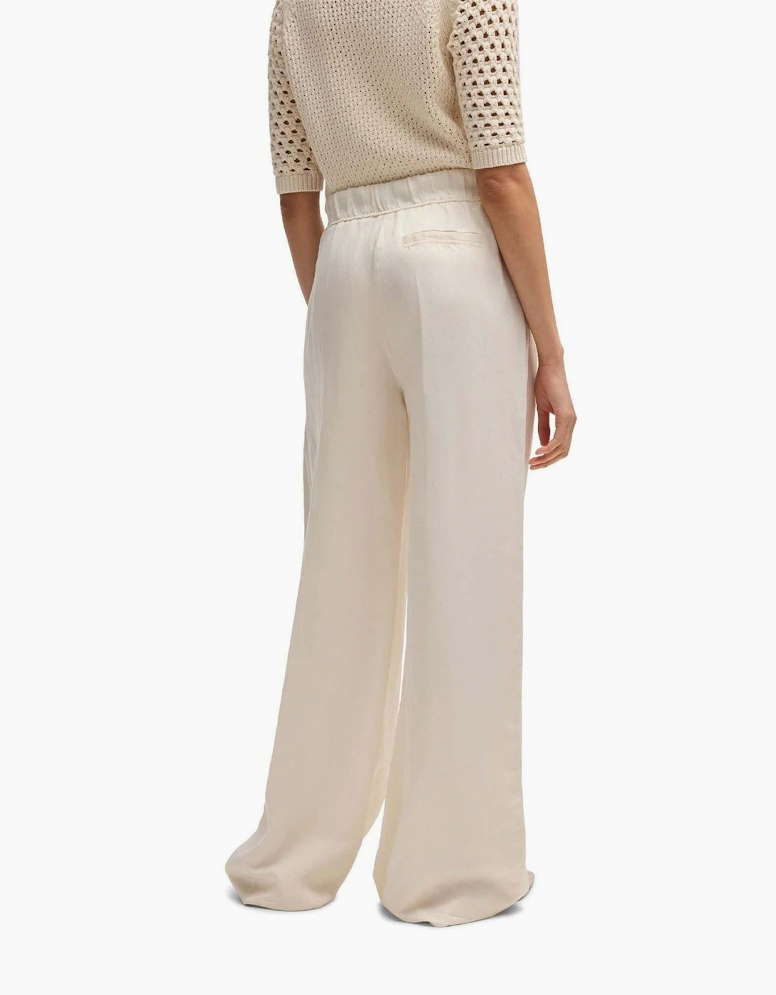 W Relaxed Fit Wide Leg Trousers