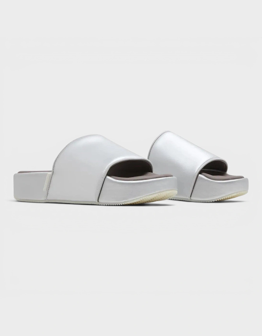Adidas Slide Silver Metallic