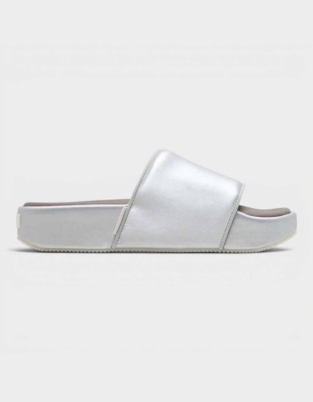 Adidas Slide Silver Metallic