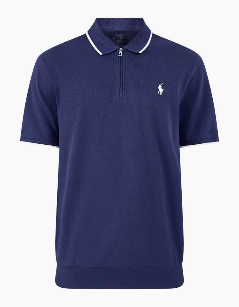 Polo Ralph Lauren Half Zip Polo Shirt 003 Newport Navy