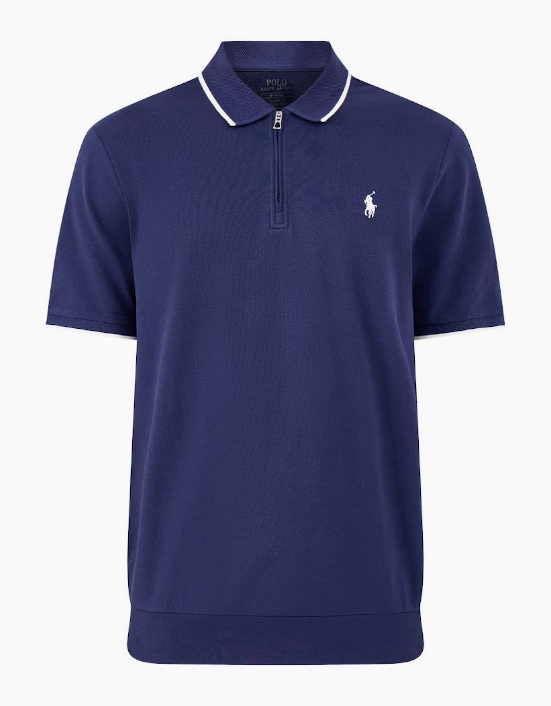 Polo Ralph Lauren Half Zip Polo Shirt 003 Newport Navy