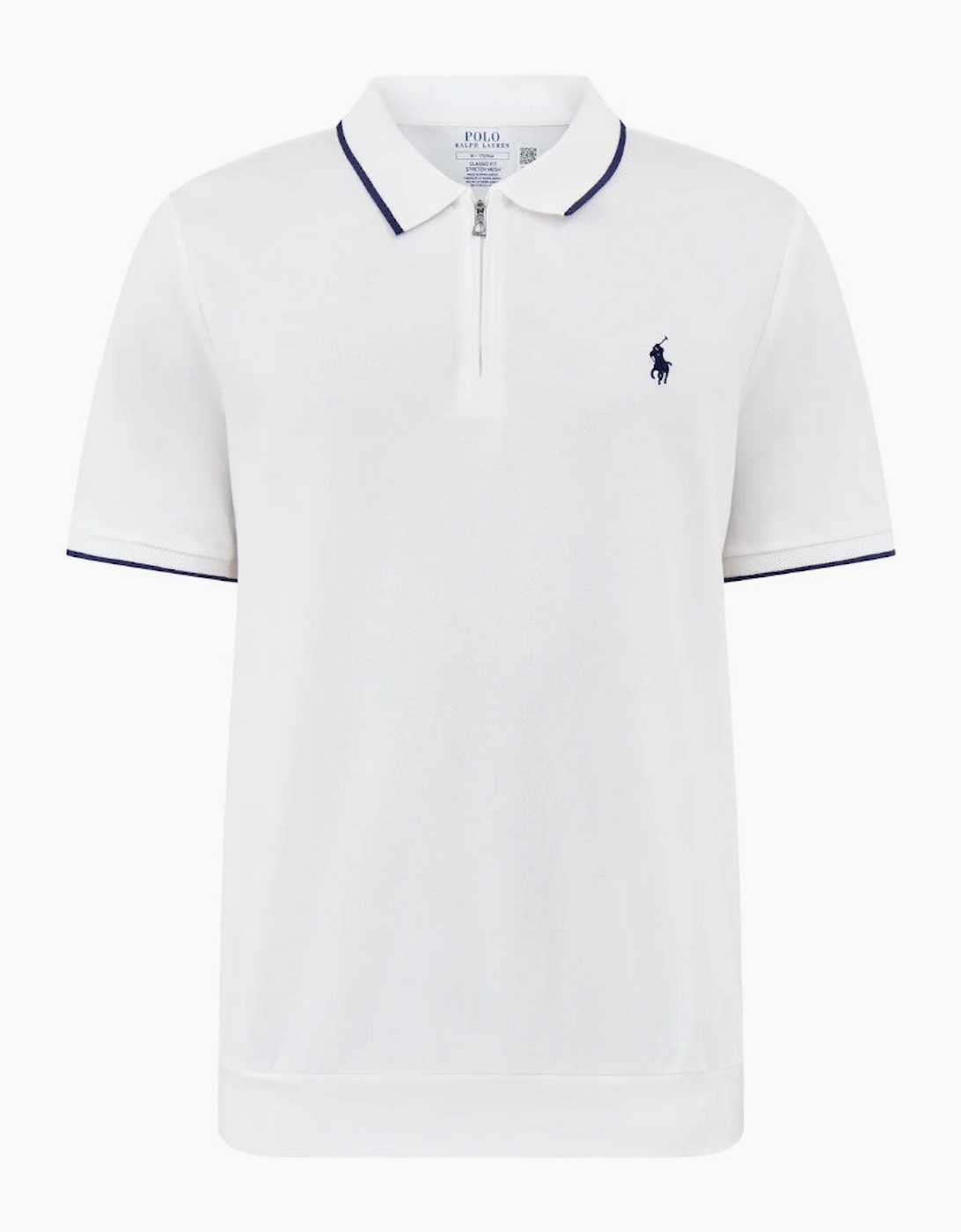 Polo Ralph Lauren Half Zip Polo Shirt 004 White