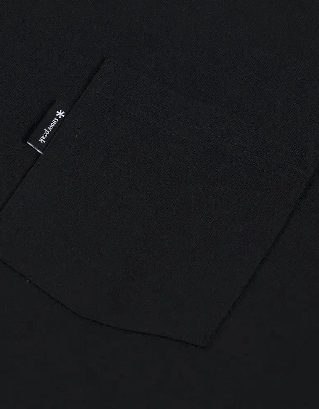 Snow Peak Pocket T-Shirt Black