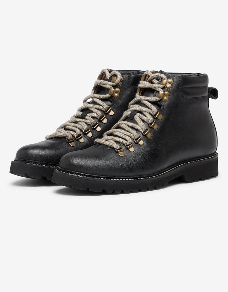 Oliver Sweeney Waxed Leather Hiker Boots