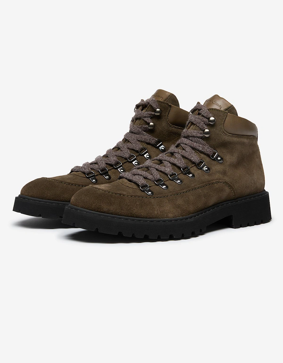 Oliver Sweeney Men's Tan Calf Suede Hiker Boots 