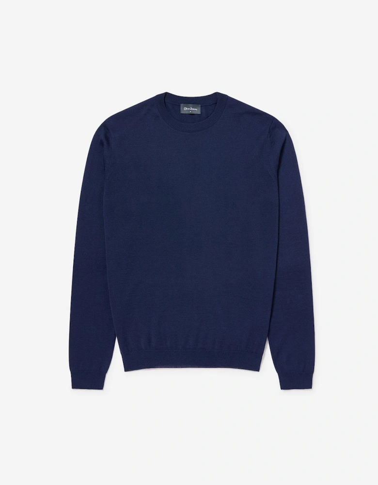 Oliver Sweeney Merino Wool Crew Neck Jumper